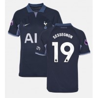 Camiseta Tottenham Hotspur Ryan Sessegnon #19 Visitante Equipación 2023-24 manga corta